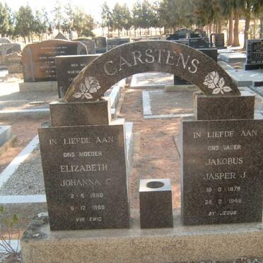 CARSTENS Jakobus Jasper J. 1879-1949 &amp; Elizabeth Johanna C. 1880-1989