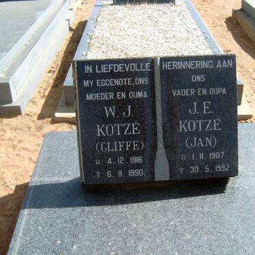KOTZE J.E. 1907-1992 &amp; W.J. CLIFFE 1916-1990
