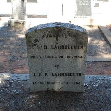 LAMBRECHTS R.R.D. 1860-1954 &amp; H.F.P. 1862-1953