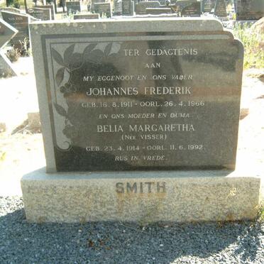 SMITH Johannes Frederik 1911-1966 &amp; Belia Margaretha VISSER 1914-1992