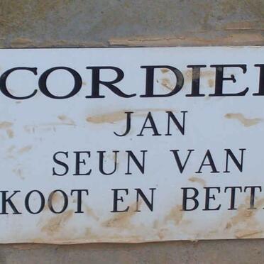 CORDIER Jan
