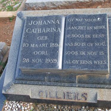 CILLIERS Johanna Catharina 1894-1959