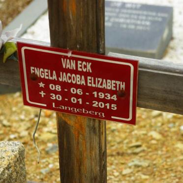 ECK Engela Jacoba Elizabeth, van 1934-2015