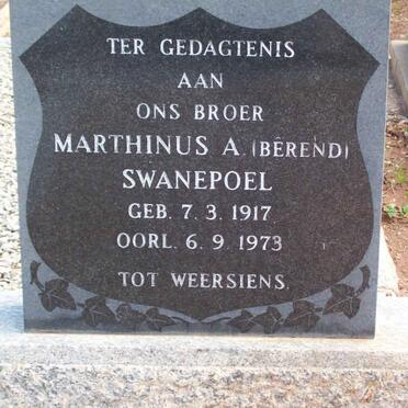 SWANEPOEL Marthinus A. 1917-1973
