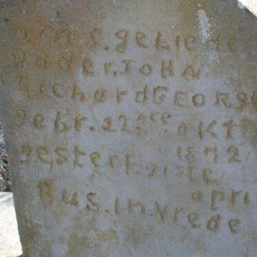 GEORGE John Richard 1872-