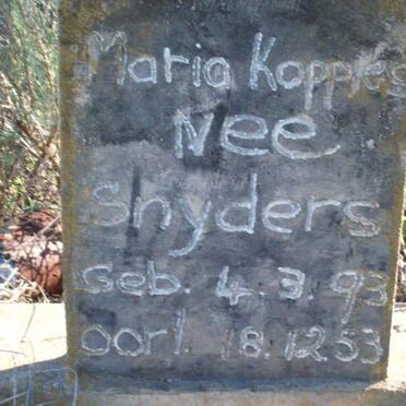 KOPPIES Maria nee SNYDERS 1893-1953