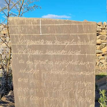 BESUIDENHOUD Weynan 1767-1846 &amp; Maria E. 1773-1864