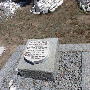 COETZEE Willem S. 1886-1943