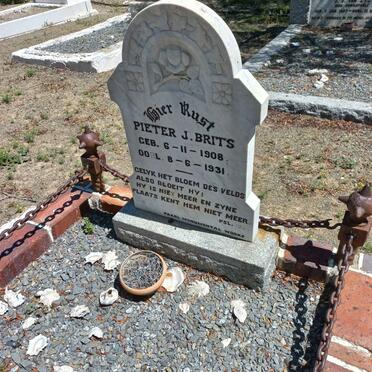 BRITS Pieter J. 1908-1931