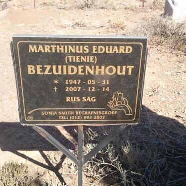 BEZUIDENHOUT Marthinus Eduard 1947-2007