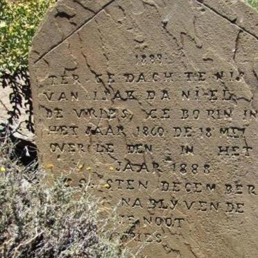 VRIES Izak Daniel, de 1860-1888