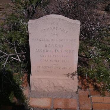 DELPORT Barend Jacobus 1866-1929