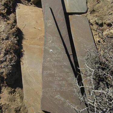 Western Cape, BEAUFORT-WEST district, Karoo National Park, Farm 393, Kookfontein, farm cemetery_03