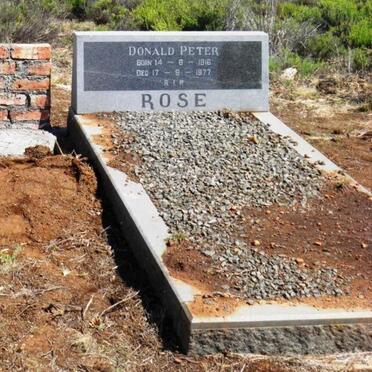 ROSE Donald Peter 1916-1977