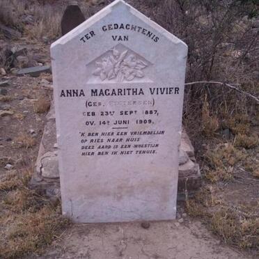 Western Cape, BEAUFORT-WEST district, Karoo National Park, Die Plaas Paalhuis 392, Paalhuis_01, farm cemetery