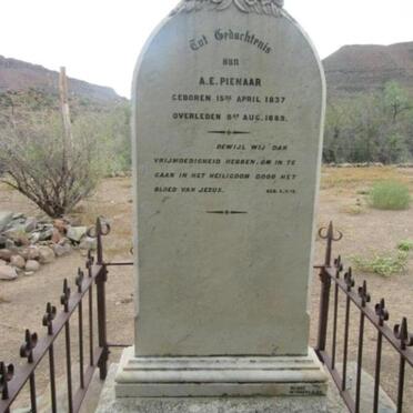 PIENAAR A.E. 1837-1889