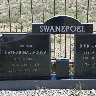 SWANEPOEL Catharina Jacoba nee MOCKE 1875-1909 :: SWANEPOEL Dirk Jacobus 1907-1980