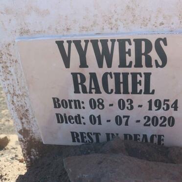 VYWERS Rachel 1954-2020