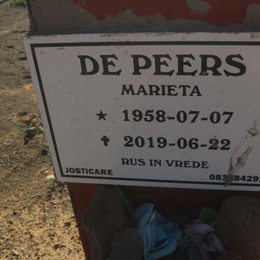 PEERS Marieta, de 1958-2019