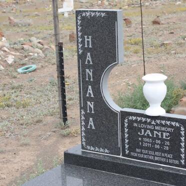 HANANA Jane 1965-2011