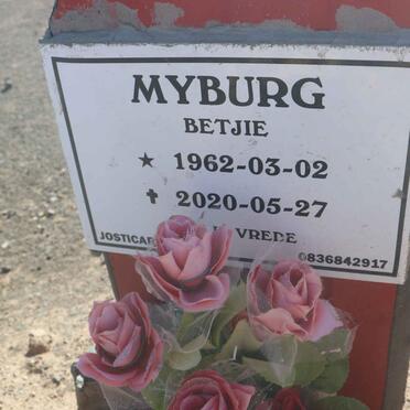 MYBURG Betjie 1962-2020