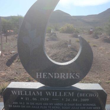 HENDRIKS William Willem 1939-2009