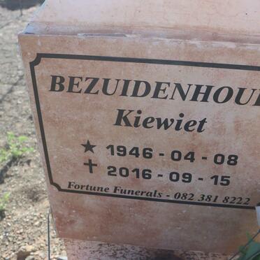 BEZUIDENHOUD Kiewiet 1946-2016
