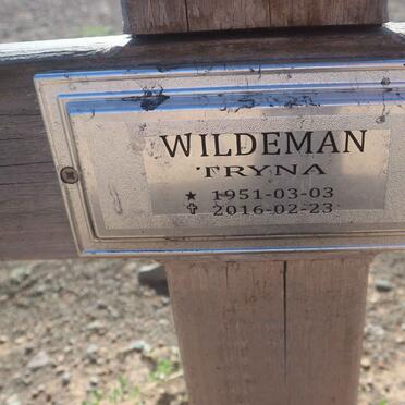 WILDEMAN Tryna 1951-2016