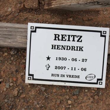 REITZ Hendrik 1930-2007