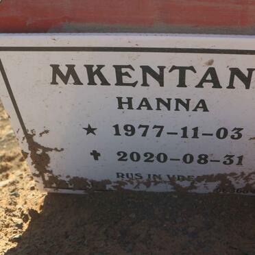 MKENTANE Hanna 1977-2020