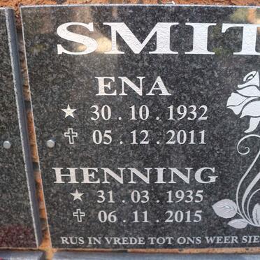 SMIT Henning 1935-2015 &amp; Ena 1932-2011