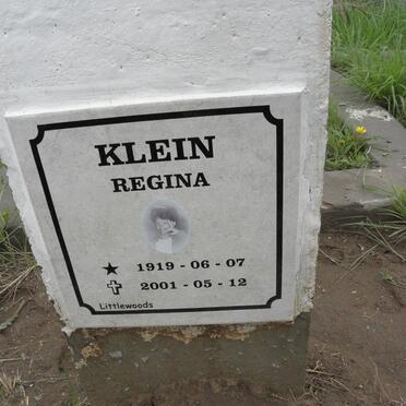 KLEIN Regina 1919-2001