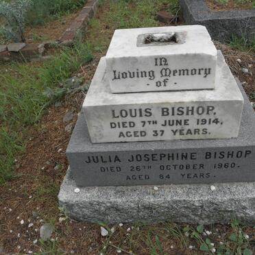 BISHOP Louis -1914 &amp; Julia Josephine -1960
