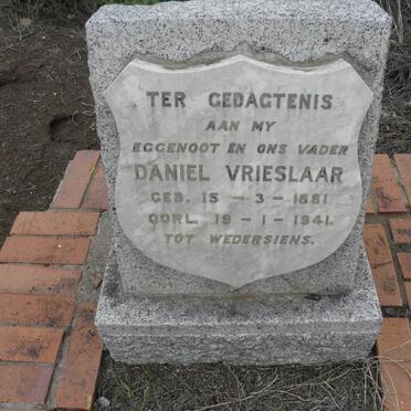 VRIESLAAR Daniel 1881-1941