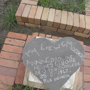 HEYNES Anna Coroline 1863-1942