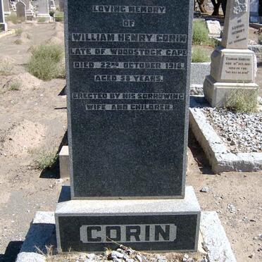 CORIN William Henry -1916