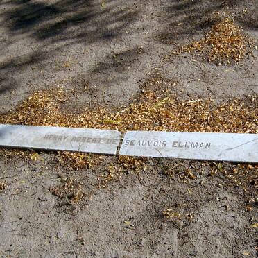 ELLMAN Henry Robert de Beauvoir -1885