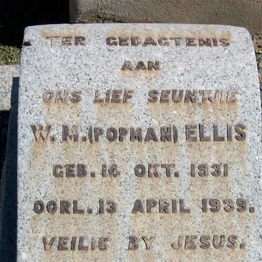 ELLIS W.M. 1931-1939