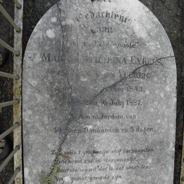 EYBERS Maria ?????rina nee VAN VUEREN 1843-1887