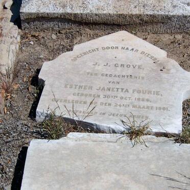 FOURIE Esther Janetta 18?4-1901