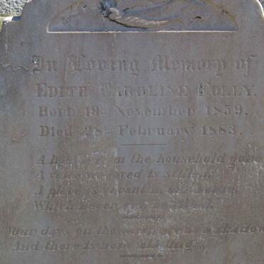 FOLLEY Edith Caroline 1859-1883