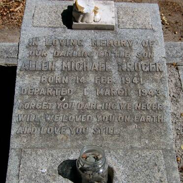 KRUGER Allen Michael 1941-1943