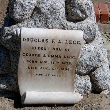 LEGG Douglas F.A. 1872-1896