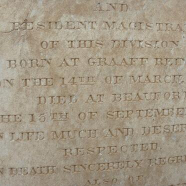 MEINTJES Jacobus Johannes 1806-1860 :: MEINTJES Jacobus Johannes 1826-1864