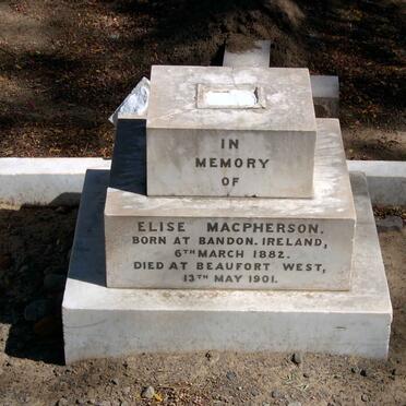 MACPHERSON Elise 1882-1901