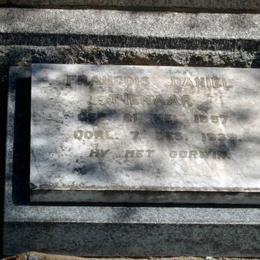 PIENAAR Francois Daniel 1857-1939