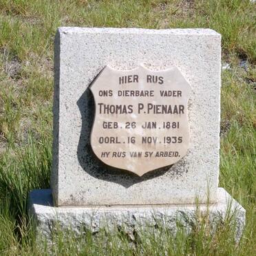 PIENAAR Thomas P. 1881-1935