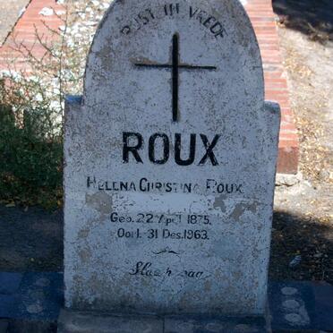 ROUX Helena Christina 1875-1963