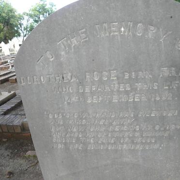 ROSE Dorothea nee FRASER -1892