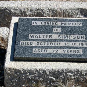 SIMPSON Walter -1942